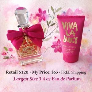 Juicy Couture Viva La Juicy Set - Pink and Gold
